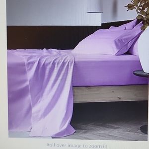 THREAD SPREAD California King Lilac Lavender 1000 thread count cotton 4pc New …